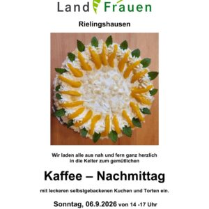 Kaffee-Nachmittag in der Kelter